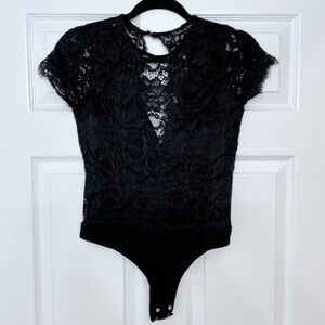Dynamite Black Lace Bodysuit Size Small